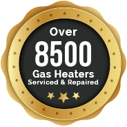 Over 8500 Gas Heaters Serviced & Repaired