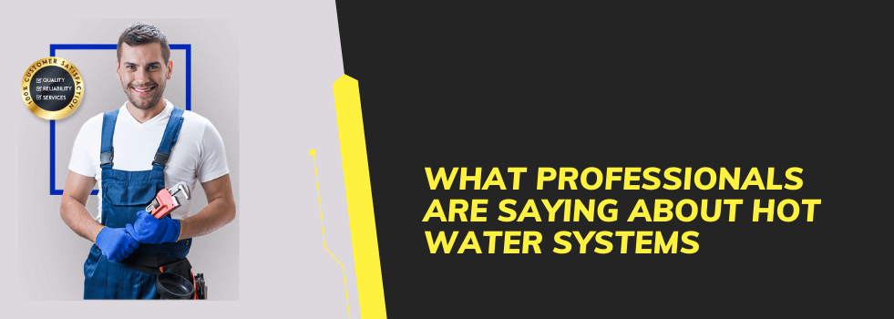 What Professionals Are Saying About Hot Water Systems